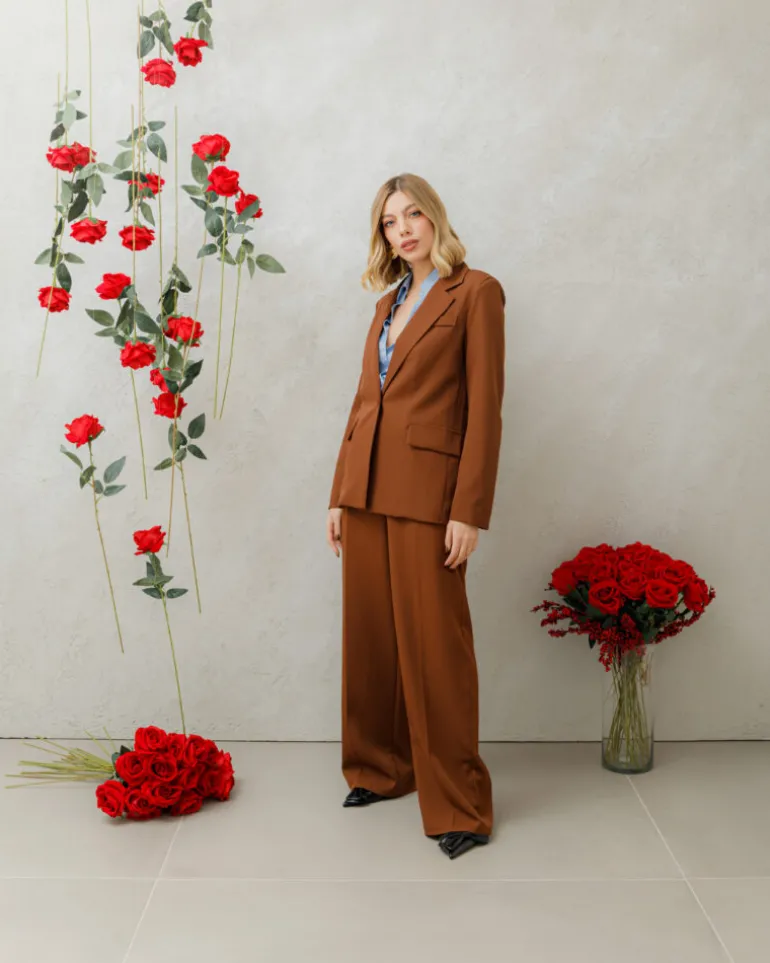 Tailleur sartoriale MARRONE- 6384