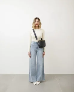 Tracolla in pelle MARRONE – LOVING BAGS