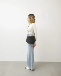 Tracolla in pelle MARRONE – LOVING BAGS