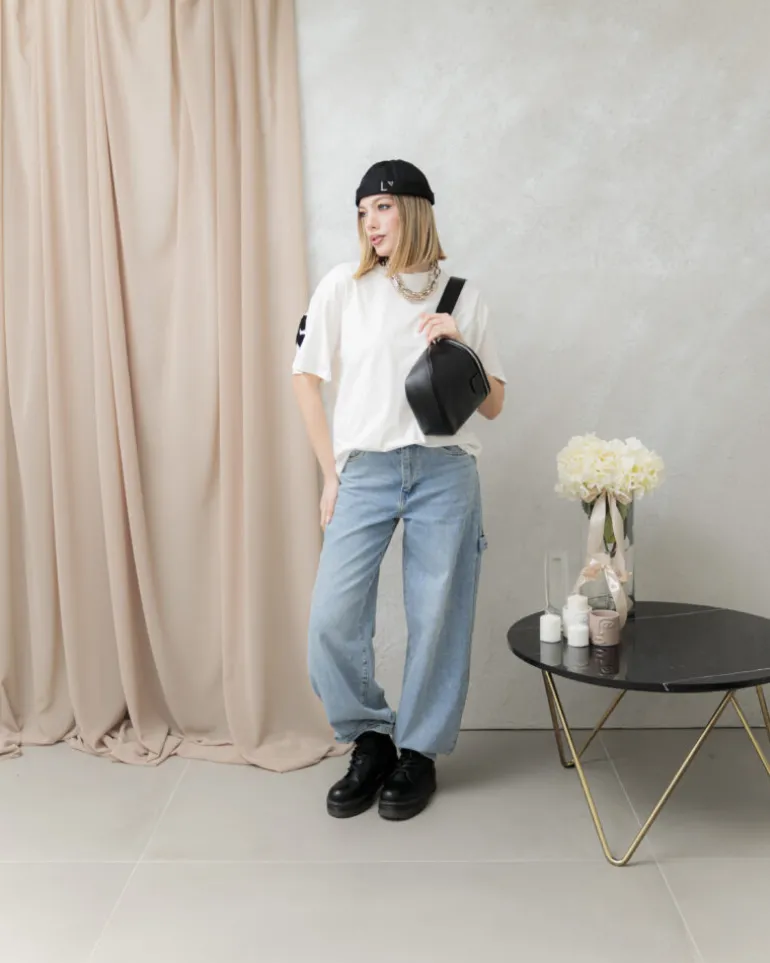 T-Shirt in cotone NEW YORK – R7191